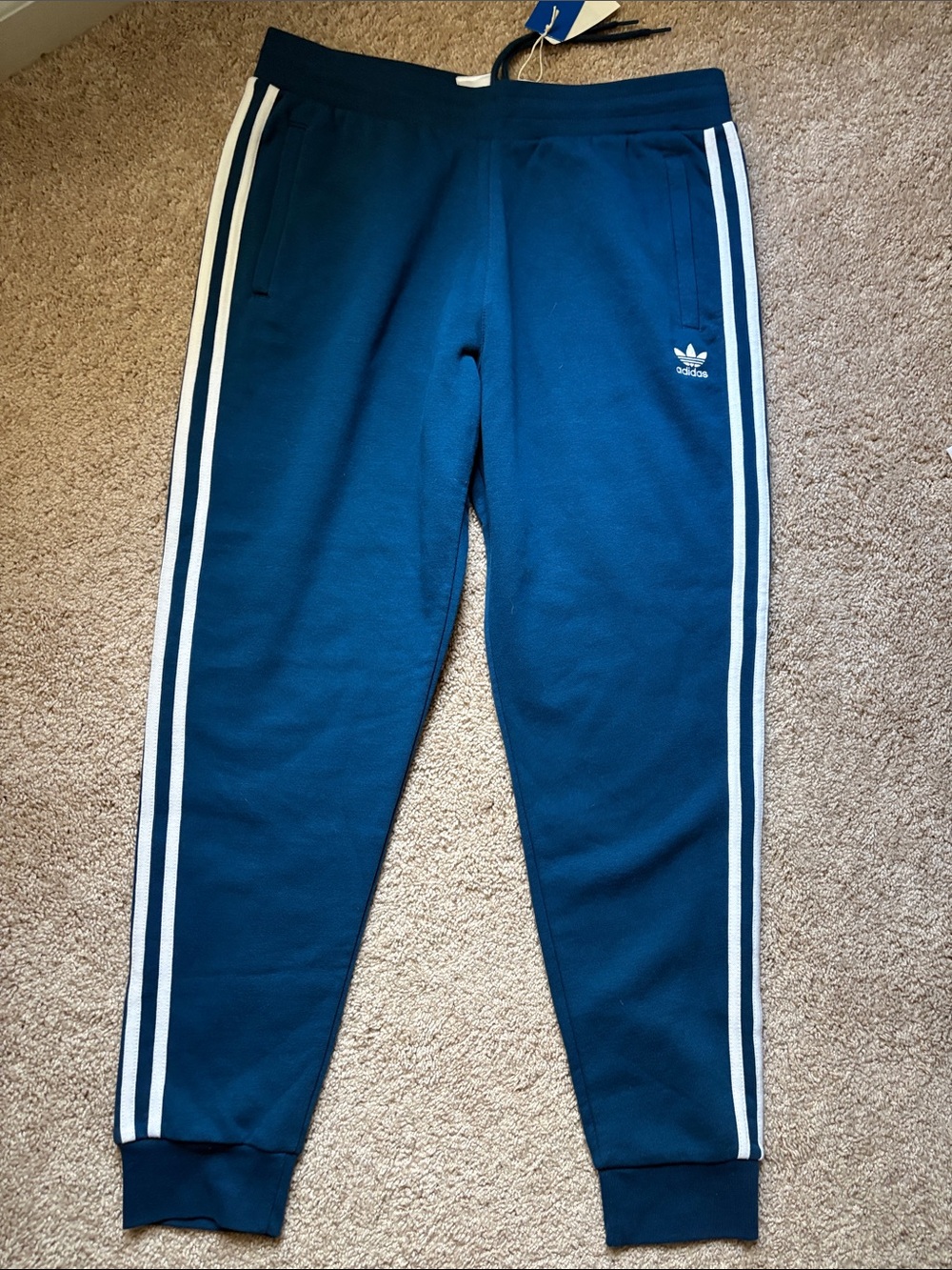 Men Adidas Originals track pants and t-shirt set